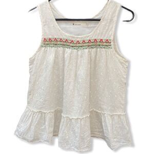 Paper Crane Embroidered Top